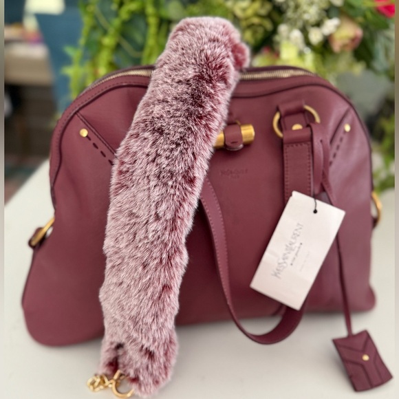 ❤️SOLD❤️ YVES SAINT LAURENT Orchid Large Muse Bag - Picture 2 of 15